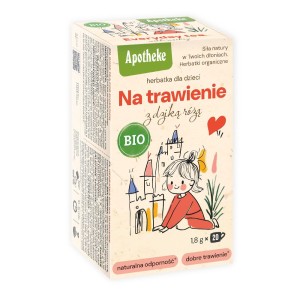 Herbatka dla dzieci na trawienie z dziką różą BIO fix 20 x 1,8 g (saszetki) - Apotheke