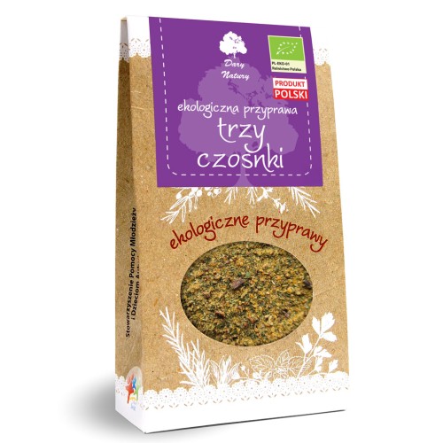 Trzy Czosnki EKO 50 g - Dary Natury