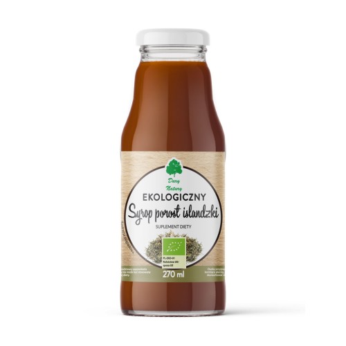Syrop z porostu islandzkiego EKO 270 ml - Dary Natury