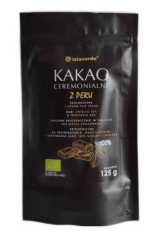 Kakao ceremonialne BIO 125 g - Islaverde