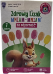 Zdrowy lizak Mniam-Mniam bez cukru różne smaki 7 sztuk + 4 tatuaże zmywalne 42 g - Starpharma