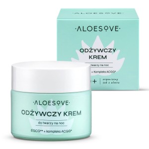 PRZECENA! (krótki termin) Odżywczy krem do twarzy na noc 50 ml - Aloesove