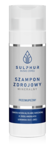 Mineralny szampon zdrojowy przeciwłupieżowy zdrojowy 200 g- Sulphur Busko Zdrój