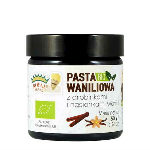 Pasta waniliowa BIO 50 g - Royal Brand