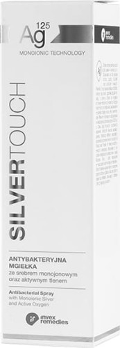 Antybakteryjna mgiełka ze srebrem monojonowym oraz aktywnym tlenem Ag125 200 ml - Invex Remedies