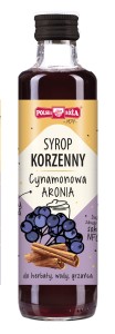 PRZECENA! (krótki termin) Syrop korzenny cynamonowa aronia 250 ml - Polska Róża