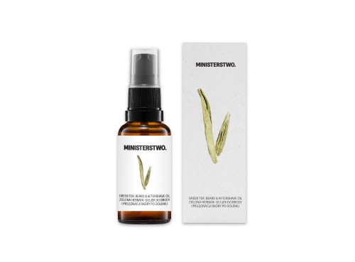 Olejek do brody i skóry po goleniu Zielona Herbata 30 ml - Ministerstwo.