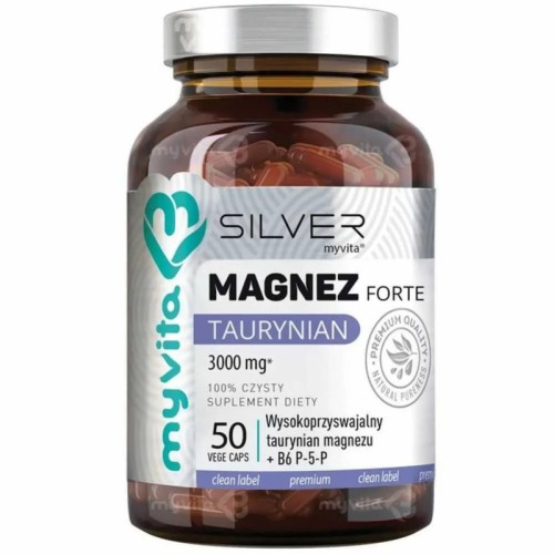 Silver Magnez Taurynian Forte 50 kapsułek - MyVita
