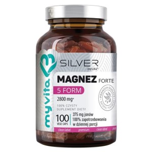 Silver Magnez 5 form Forte 100 kapsułek - MyVita