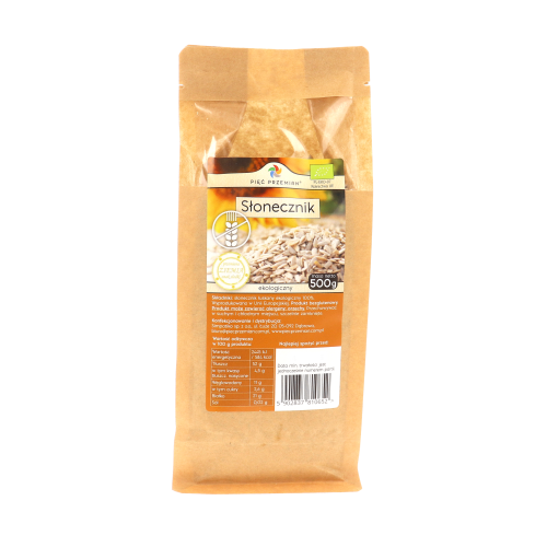 Słonecznik łuskany BIO 500 g - Pięć Przemian