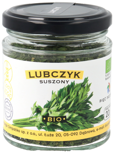 Lubczyk suszony BIO bezglutenowy 20 g - Pięć Przemian