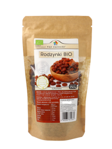 Rodzynki sułtańskie BIO bezglutenowe 250 g - Pięć Przemian