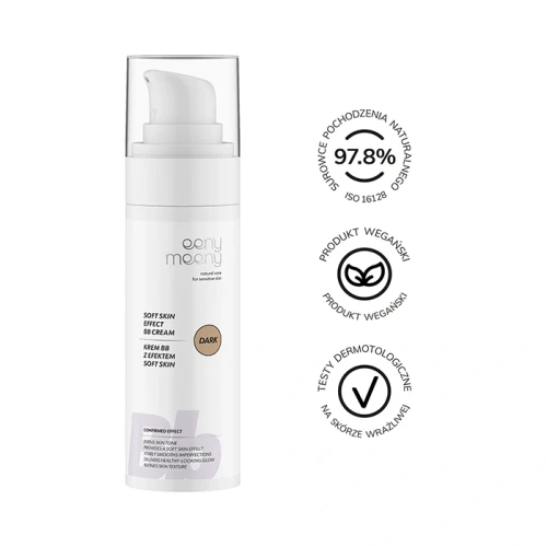 Krem BB z efektem soft skin Dark 30 ml - eeny meeny