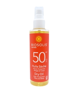 Suchy olejek przeciwsłoneczny do ciała SPF 50 150 ml - Biosolis