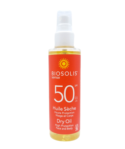 Suchy olejek przeciwsłoneczny do ciała SPF 50 150 ml - Biosolis