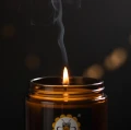 Palo Santo świeca z wosku sojowego 180 ml - Miodowa Mydlarnia