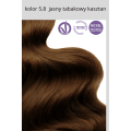 Trwała farba do włosów 5.8 jasny tabakowy kasztan - FlowerTint