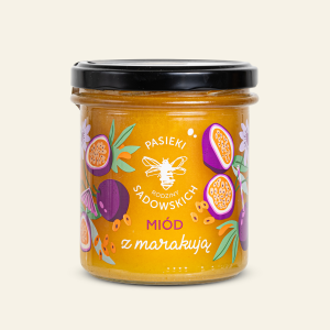 Miód z marakują 430 g - Pasieki Rodziny Sadowskich