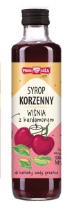 PRZECENA! (krótki termin) Syrop korzenny wiśnia z kardamonem 250 ml - Polska Róża