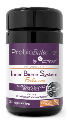 ProbioBalance Inner Biome System 10 mld 30 kapsułek vege - Aliness