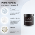 Przeciwzmarszczkowy krem do twarzy 0,5% retinolu H10 i retinoinianu HPR Róża z Jagodą 50 ml - Mokosh
