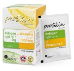 PRZECENA! (krótki termin) Kolagen rybi 5 g + Witamina C 1000 mg Complex proSkin smak cytrynowy 30 saszetek - Aliness