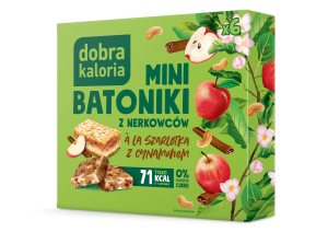 PRZECENA! (krótki termin) Mini batoniki z nerkowców à la szarlotka z cynamonem 6 sztuk - Dobra Kaloria