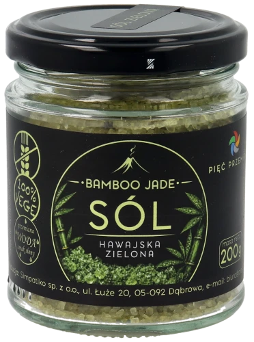 Sól hawajska zielona Bamboo Jade 1-2 mm 200 g - Pięć Przemian