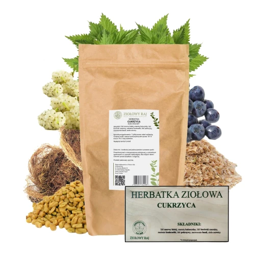 Herbatka ziołowa cukrzyca 75 g - Ziołowy Raj