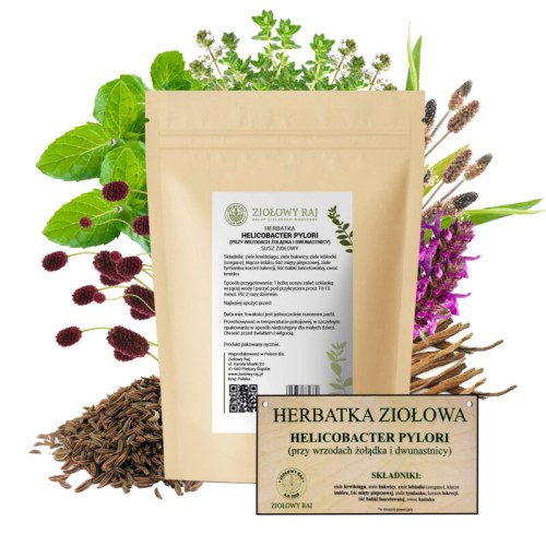 Herbatka ziołowa helicobacter pylori 75 g - Ziołowy Raj