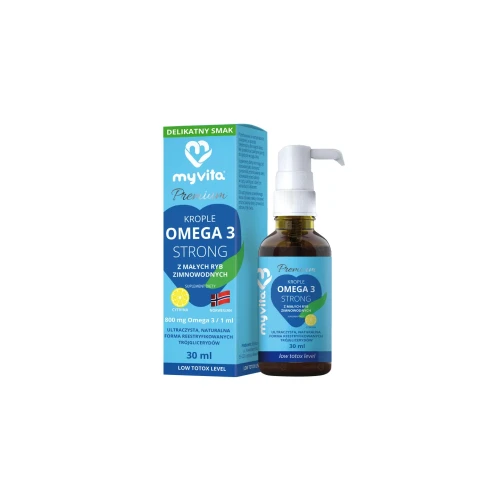 Omega 3 STRONG krople 30 ml - MyVita