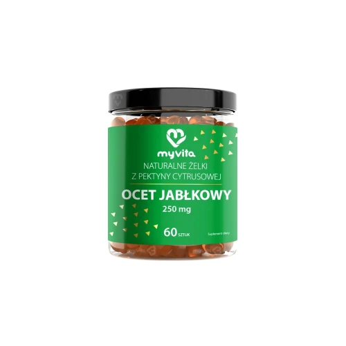 Ocet jabłkowy w żelkach 60 sztuk - MyVita