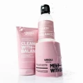 Oczyszczająco peelingujący żel do mycia twarzy do skóry tłustej i mieszanej Cleanse with Balance 150 ml - Veoli Botanica