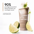 Nawilżająco łagodzący żel do mycia twarzy do skóry suchej Cleanse with Comfort 150 ml - Veoli Botanica