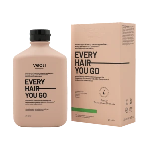 Wzmacniająco odżywczy szampon poprawiający kondycję skalpu z 0,5% Chromazone™, aminokwasami i melatoniną Every Hair You Go 300 ml - Veoli Botanica