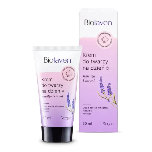 Krem do twarzy na dzień nawilżająco-ochronny 50 ml - Biolaven