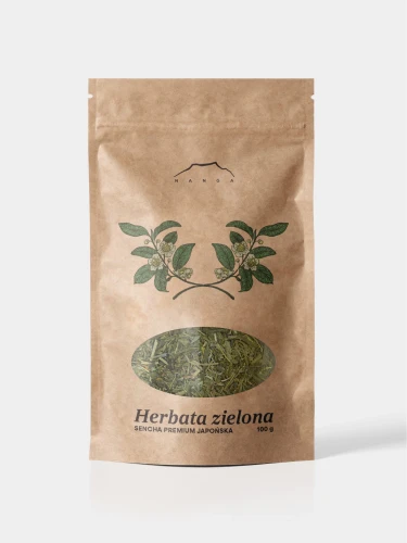 Herbata zielona Sencha Premium japońska 100 g - Nanga