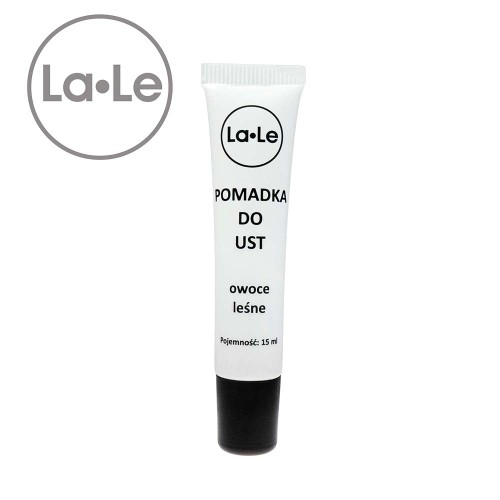 Pomadka do ust Owoce Leśne tuba PCR 15 ml - La-Le