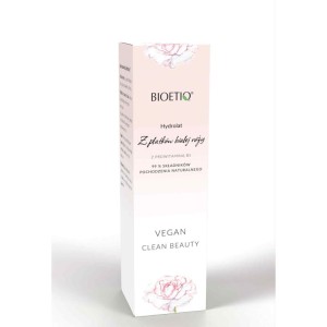 PRZECENA! (krótki termin) Hydrolat z płatków białej róży z wodą termalną i prowitaminą B5 100 ml - Bioetiq
