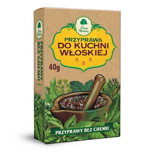 Przyprawa do kuchni włoskiej 40 g - Dary natury