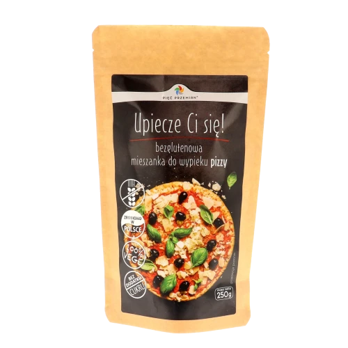 Mieszanka do wypieku pizzy bezglutenowej 250 g - Pięć Przemian