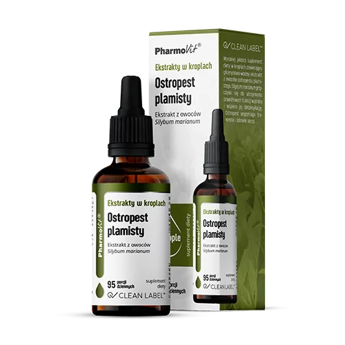 Ekstrakty w kroplach Ostropest plamisty 30 ml - PharmoVit