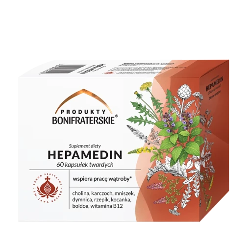 Hepamedin 60 kapsułek twardych - Produkty Bonifraterskie