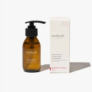Probarierowy żel do mycia twarzy z prebiotykiem Malina 90 ml - Mokosh