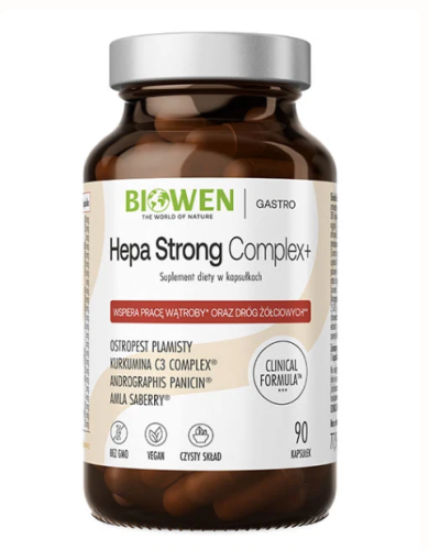 Hepa Strong Complex + 90 kapsułek - Biowen