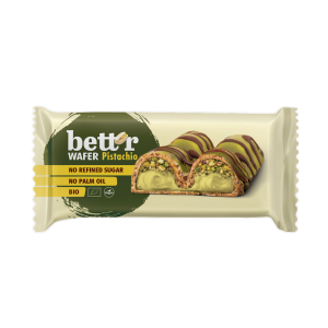 Ekologiczny wafelek z kremem pistacjowym BIO 34 g - Bett'r