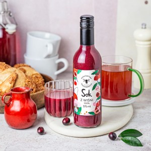 Sok z wiśni 375 ml - Manufaktura Rodziny Sadowskich