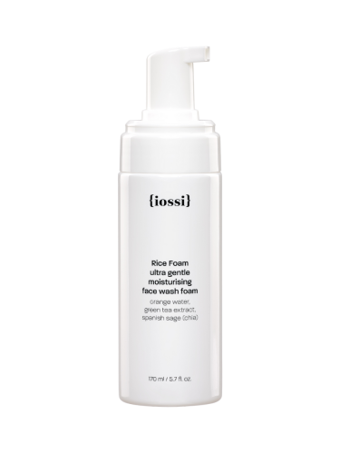 Ryżowa Piana Ultradelikatna nawilżająca pianka do mycia twarzy 170 ml - iossi