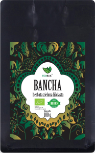 PRZECENA! (krótki termin) EcoBlik Herbata zielona liściasta Bancha EKO 100 g - Aliness