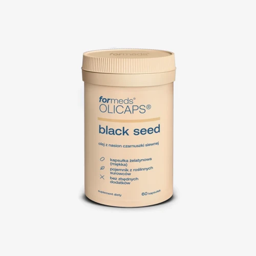 Black seed olej z czarnuszki 60 kapsułek - ForMeds Olicaps
